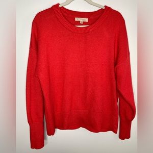 Philosophy Red Orange Pullover Sweater XL